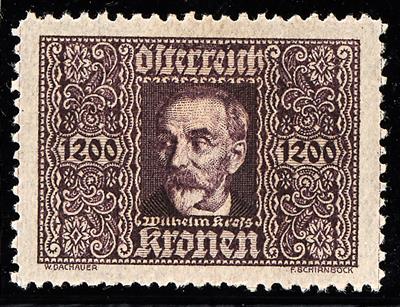 (*) - Österr. 1922 - 1200 Kronen Kreßflug, - Stamps