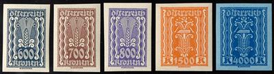 ** - Österr. 1922/1925 - Freim. Ausg. "Landschaft, - Briefmarken