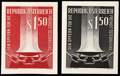 ** - Österr.   ANK Nr. 1126 U und 1126 PU (1961, - Známky