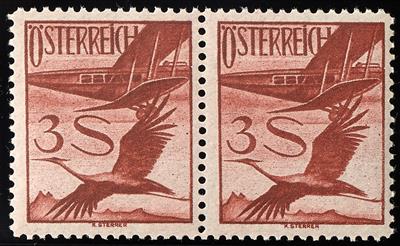 ** - Österr. Flug 1925/30 je im waagr. PAAR, - Stamps