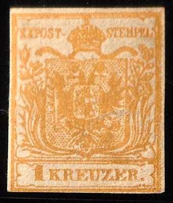 * - Österr. Nr. 1 H Ib, - Briefmarken