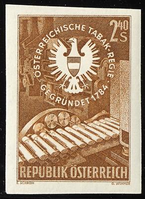 ** - Österr. Nr. 1077U (Tabakregie) und 1085U (Richtfunknetz) sign., - Stamps