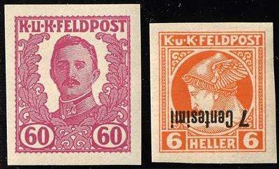 **/* - Partie Österr. Feldpost mit Abarten, - Stamps