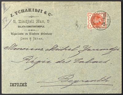 */Poststück/gestempelt - Großbritannien Partie Britische Post in der Türkei ca. 1900/1920 etc., - Briefmarken