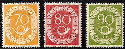 ** - Sammlung BRD ca. 1949/ 1960, u.a. Posthornsatz - Briefmarken