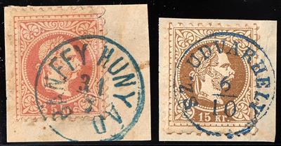 Briefstück - "BANFFI HUNYAD 31/7 - Stamps