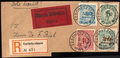 Briefstück - D.Reich Nr. 330 B (mit - Francobolli