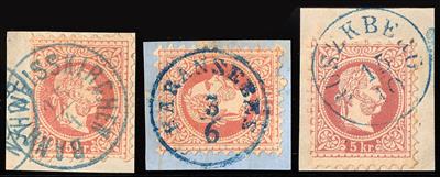 Briefstück/gestempelt - "BANAT. WEISSKIRCHEN - Briefmarken