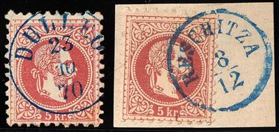 Briefstück/gestempelt - "DUELLO 23/10 70 - Stamps