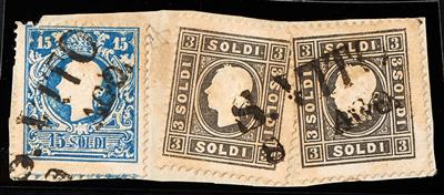 Briefstück - Lombardei-Venetien Nr. 7 II - Briefmarken