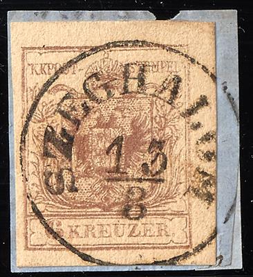Briefstück - Österr. Abstempelungen Ungarn SZEGHALOM/13/8, - Briefmarken