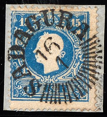 Briefstück - Österr. Nr. 15 II, - Briefmarken