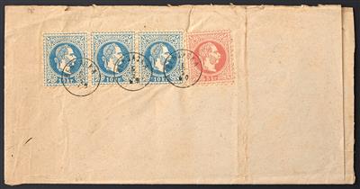 Briefstück - Österreich Abstempelungen Ungarische Reichshälfte"BERSASKA 5/7 69" - Briefmarken