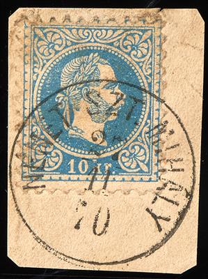 Briefstück - Österreich Abstempelungen Ungarische Reichshälfte Briefstück - "NEMET SZT.   MIHALY 27/11 70 - Briefmarken