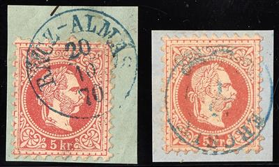Briefstück "RACZ-ALMAS 20/10 70 - Briefmarken