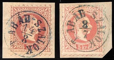 Briefstück - "T. ABAD-SZALOK - Briefmarken