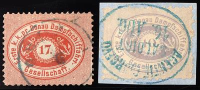 gestempelt/Briefstück - Österr. DDSG Nr. 1 A - Stamps