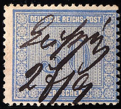 gestempelt - D.Reich Nr. 13 mit handschriftlicher - Francobolli
