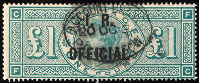 gestempelt - Großbrit., - Briefmarken
