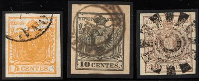 gestempelt - Partie Lombardei/Venetien Ausg. 1850, - Stamps