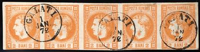 gestempelt/* - Partie Rumänien Ausgabe 1865/1871, - Briefmarken