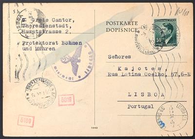 Poststück - Böhmen und Mähren, - Briefmarken