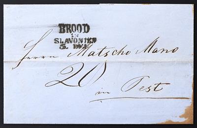 Poststück - Bosnien-Herzegowina 1863: Taxbrief - Briefmarken