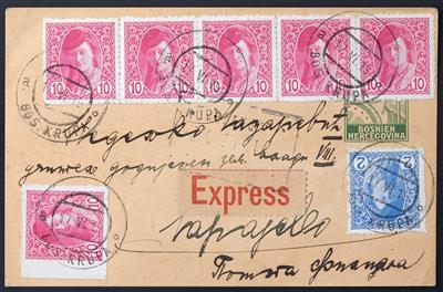 Poststück - Bosnien-Herzegowina 1919 - Ganzsachen-Postkarte - Stamps