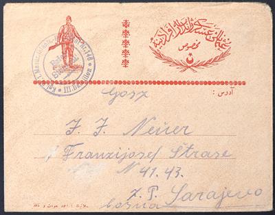 Poststück - Bosnien-Herzegowina Feldpostkuvert - Stamps