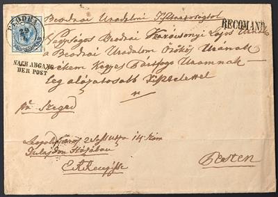 Poststück/Briefstück - Österreich Abstempeluingen Ungarische Reichshälfte Partie "Rekommandation2 - Stamps