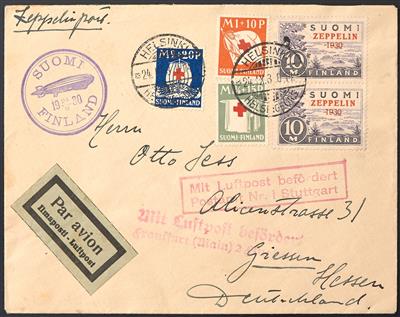 Poststück - Finnland 1930 Zeppelinbrief - Stamps