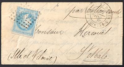 Poststück - Frankreich, - Briefmarken
