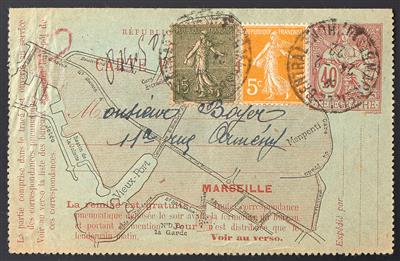 Poststück - Frankreich 1922 - Marseille Rohrpost - Francobolli