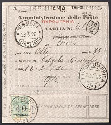Poststück - Italienisch Tripolitanien - Francobolli
