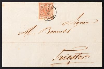 Poststück - Österr. Frühverwendung 11. Juni 1850 - Briefmarken