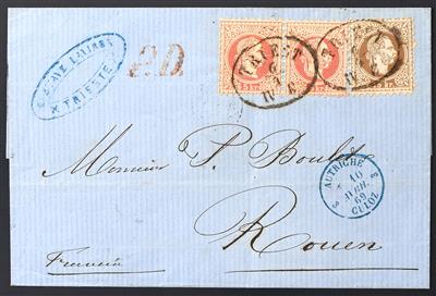 Poststück - Österr. Nr. 37 I Paar - Stamps