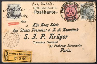 Poststück - Österr. Nr. 74 + 76 (2) auf - Briefmarken