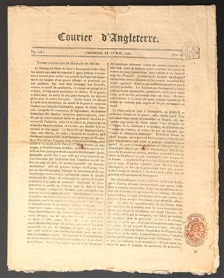 Poststück - Österr. Zeitungsstempel 1807 - Londoner Zeitung - Známky