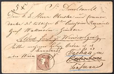 Poststück - Österreich Abstempelungen Ungarische Reichshälfte um 1860, - Francobolli