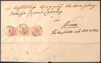 Poststück - Österreich Nr. 3 H IIIa, - Briefmarken