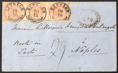 Poststück - Österreich Nr. 3 M IIIb, - Stamps