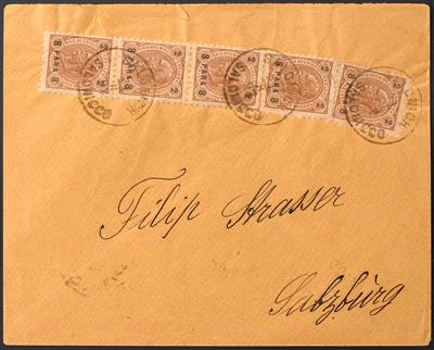 Poststück - Partie ältere Poststücke Balkan, - Briefmarken