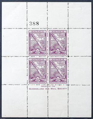 Poststück - Partie meist moderne Raketenpost Europa und Übersee, - Briefmarken