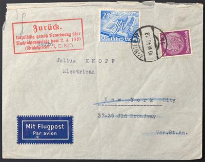 Poststück - Partie Poststücke D.Reich mit Ostmark, - Briefmarken