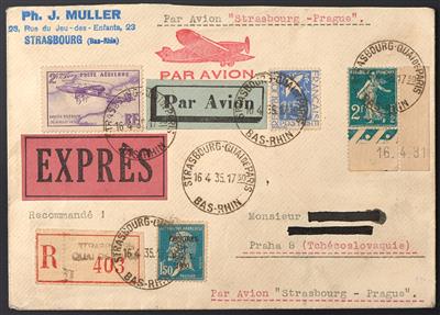 Poststück - Partie Poststücke Frankreich ca. ca. 1871/1950, - Briefmarken