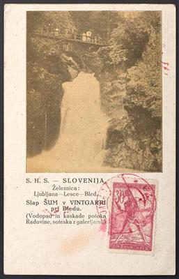 Poststück - Partie Poststücke Jugoslawien SHS Ausgabe für Slowenien und Kroatien ca. 1919/1925, - Francobolli