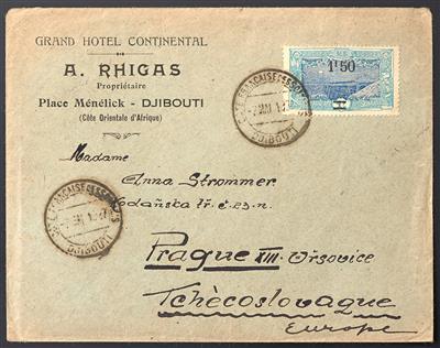 Poststück - Partie Poststücke meist Französisch - Nord- und Ostafrika aus ca. 1913/1952, - Briefmarken