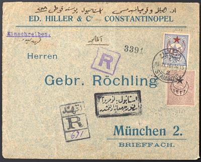 Poststück - Partie Poststücke Türkei aus ca. 1894/1947, - Známky