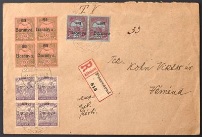 Poststück - Ungarn Baranya Serbische - Briefmarken