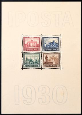 ** - D.Reich Block Nr. 1 (IPOSTA) (105 x 147 mm), - Stamps